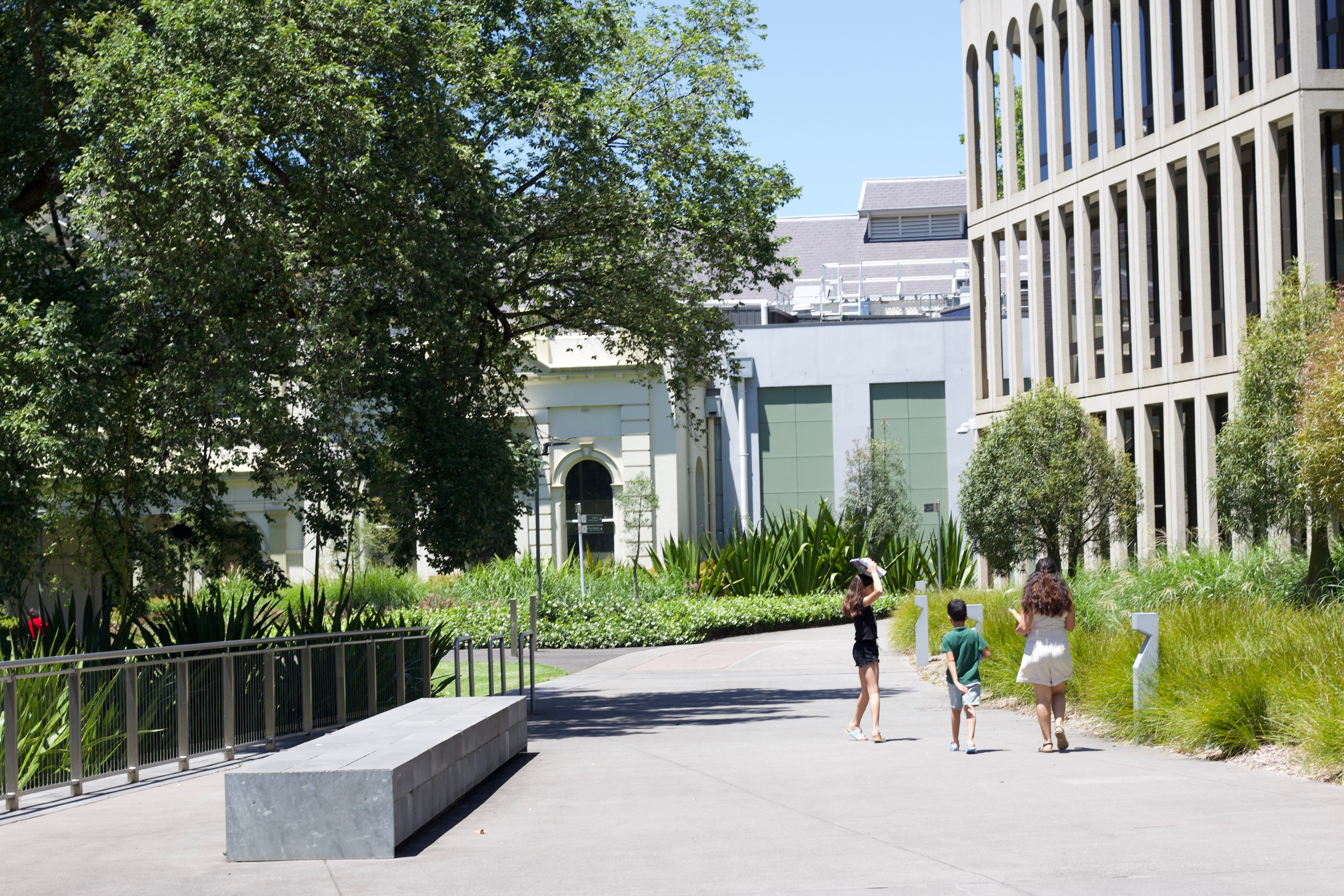 Modern walkway in Camberwell Melbourne, showcasing areas serviced by local electricians from Approved Electrix in Camberwell Melbourne.
