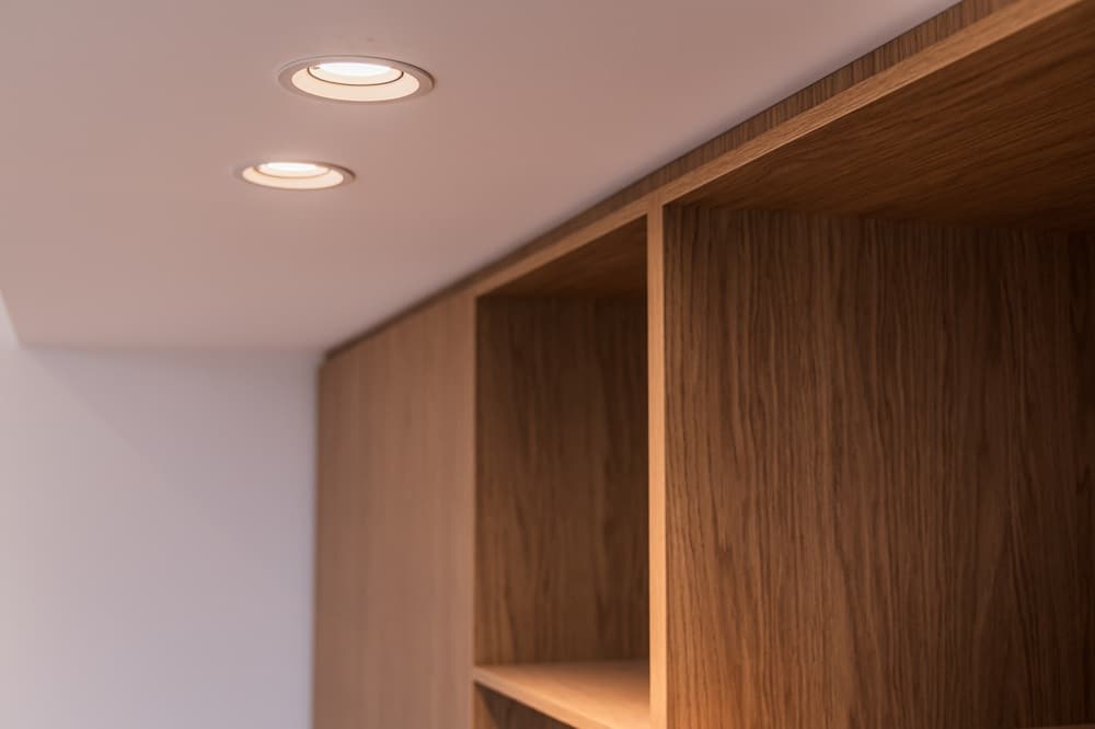 LED Downlights Installed