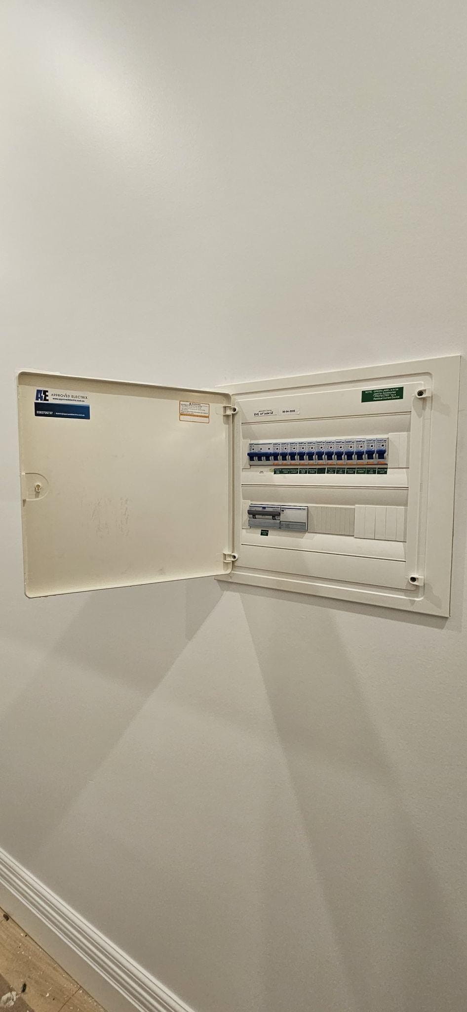 Switchboard in Melbourne Home