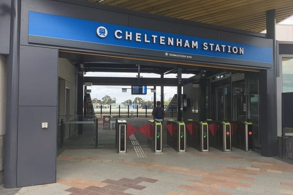 Cheltenham Train station entrance