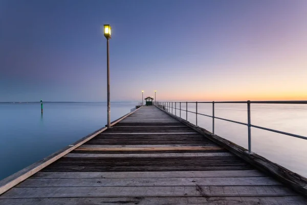 Beachside walkway at Mordialloc Beach